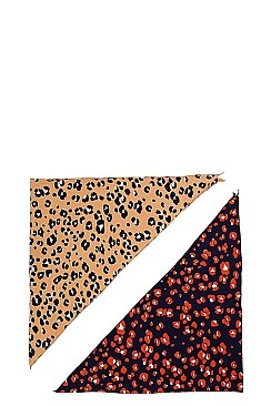 LEOPARD PRINT SCARF BANDANA