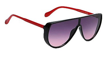 PACK OF 12 SEVENTH AVENUE ONE PIECE LENS POLYMER DESIGN SUNGLASSES