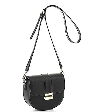 GLAM OVAL SHAPE METAL CROSSBODY BAG