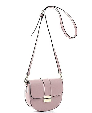 GLAM OVAL SHAPE METAL CROSSBODY BAG