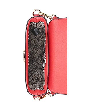 GLAM OVAL SHAPE METAL CROSSBODY BAG