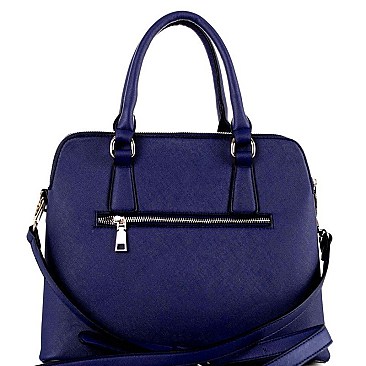 2 COMPARTMENT TRIANGLE LOGO SATCHEL