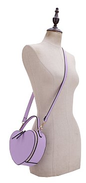 Heart-Shaped Novelty Boxy Satchel Shoulder Bag wholesale