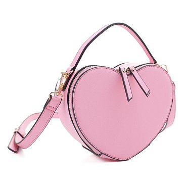 pink handbags heart
