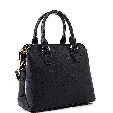 2-Way Medium Double-Compartment Satchel