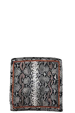 Snake Skin Print Square Scarf