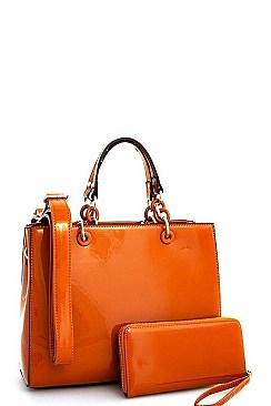 2 IN 1 TOTE BAG WITH MATCHING WALLET