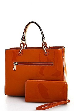 2 IN 1 TOTE BAG WITH MATCHING WALLET