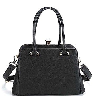 ELEGANT SMOOTH CRYSTAL TOTE BAG