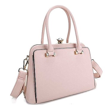 ELEGANT SMOOTH CRYSTAL TOTE BAG