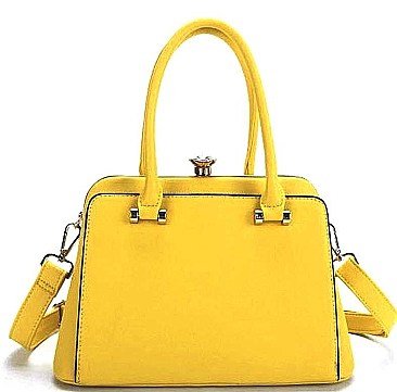 ELEGANT SMOOTH CRYSTAL TOTE BAG