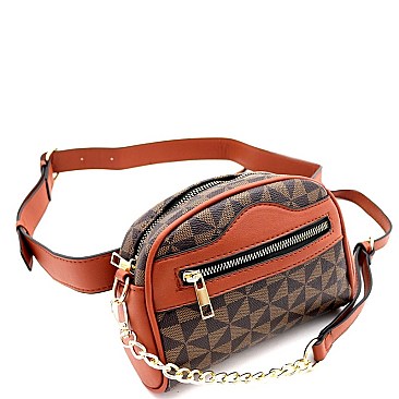 SHOPPER TOTE MONOGRAM CROSS BODY SET