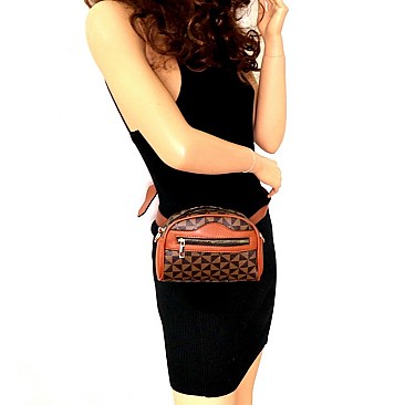 SHOPPER TOTE MONOGRAM CROSS BODY SET