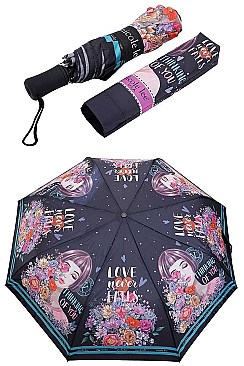 NICOLE LEE EXCLUSIVE PRINT UMBRELLA