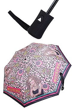NICOLE LEE EXCLUSIVE PRINT UMBRELLA