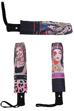 NICOLE LEE EXCLUSIVE PRINT UMBRELLA