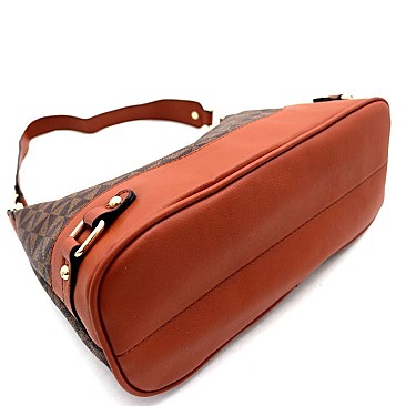 Single Strap Monogram Retro Hobo Wallet SET
