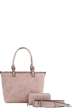 2 IN 1 TOTE WITH WALLET AND THICK STRAP