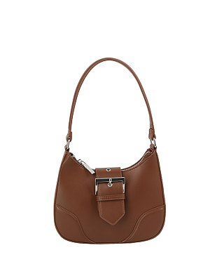 Fashion Buckle Flap Shoulder Bag Hobo