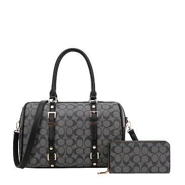 wholesale Boston Bag with Wallet Set