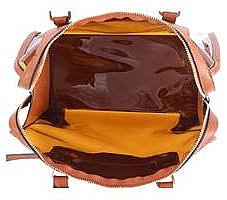 2 IN 1 CLEAR SEE THROUGH SATCHEL WITH LEOPARD POUCH