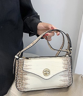 TRENDY ANIMAL PRINT SLING CROSS BODY BAG