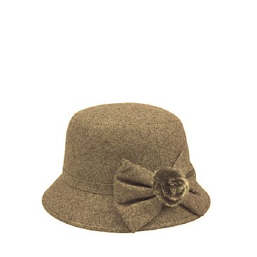 Retro Floral Upturn Brim Bucket HAT WHOLESALE