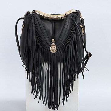 WHOLESALE Fringe Tassel Crossbody Bag