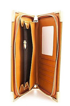 FASHION PRINCESS CHIC LONG WALLET WITH WRISTLET