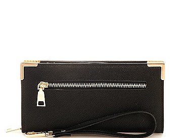FASHION PRINCESS CHIC LONG WALLET WITH WRISTLET