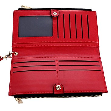 VERSATILE LEOPARD PRINT WRISTLET/WALLET