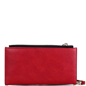 VERSATILE LEOPARD PRINT WRISTLET/WALLET