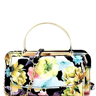 Fashionable Metal Handle Smartphone-Friendly Wallet Cross Body MH-WT300F
