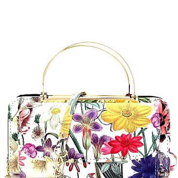 Fashionable Metal Handle Smartphone-Friendly Wallet Cross Body MH-WT300F