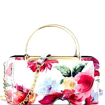 Fashionable Metal Handle Smartphone-Friendly Wallet Cross Body MH-WT300F