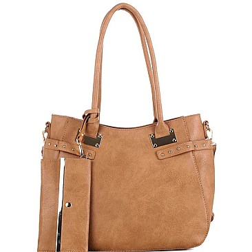 3 IN 1 Jewel-Top Cross Body Tote Set