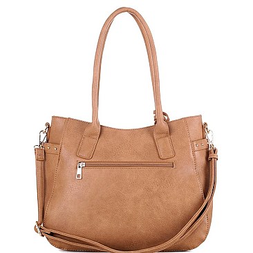3 IN 1 Jewel-Top Cross Body Tote Set
