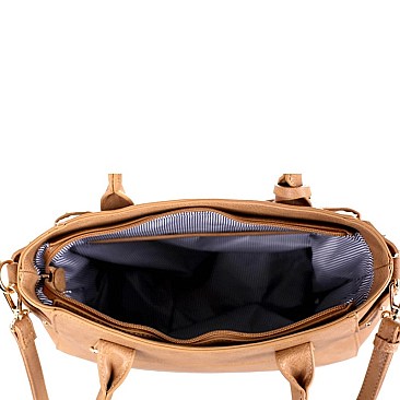 3 IN 1 Jewel-Top Cross Body Tote Set