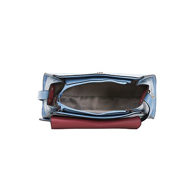 2- in-1 Oval Push Lock Monogram Satchel Set