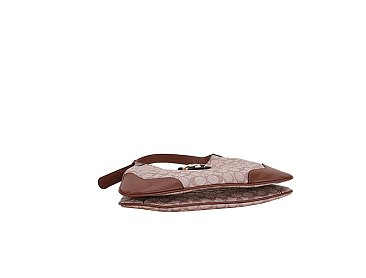 2-in-1 Oval Design Shoulder Bag Wallet Set