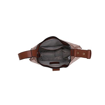 2-in-1 Oval Design Shoulder Bag Wallet Set