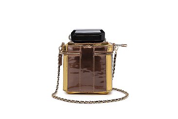 Plexiglass Perfume Bottle Purse