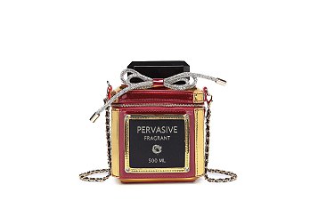 Plexiglass Perfume Bottle Purse