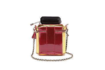Plexiglass Perfume Bottle Purse