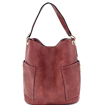 2 in 1 Side Pocket Tall Hobo