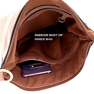 2 in 1 Side Pocket Tall Hobo