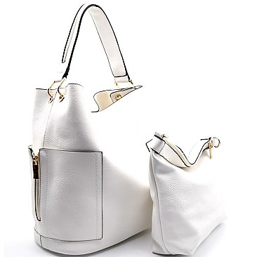 2 in 1 Side Pocket Tall Hobo