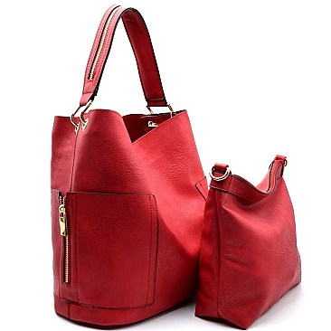 2 in 1 Side Pocket Tall Hobo