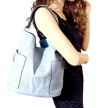 2 in 1 Side Pocket Tall Hobo