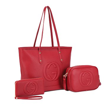 red 3-IN-1 Fashion Design Tote Bag